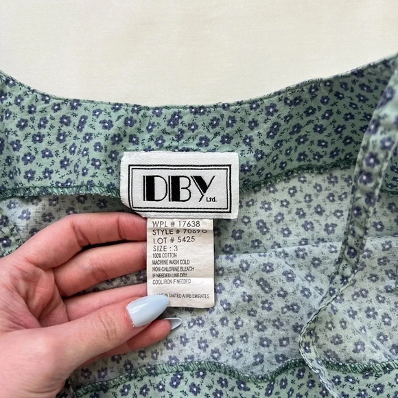 Vintage 90’s Floral Print Mini Dress - Picture 5 of 10